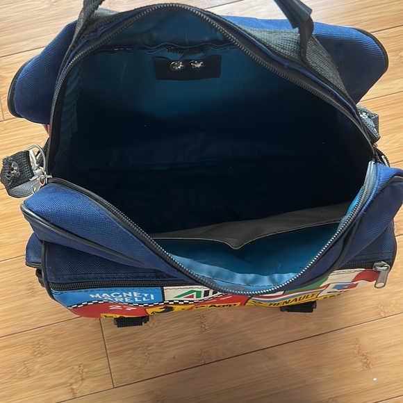 Vintage One of a Kind Rare Motorsports Bag Backpack Carry On Rare - Picture 9 of 10